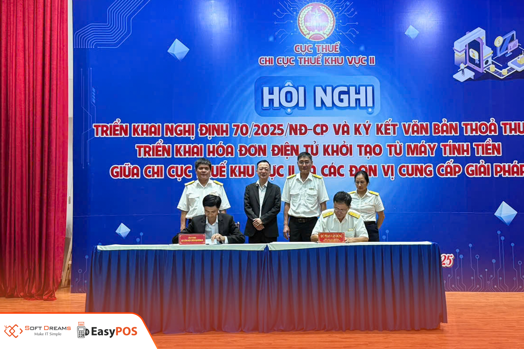 Softdreams ký kết hợp tác cùng Chi cục Thuế Khu vực II Tp.HCM