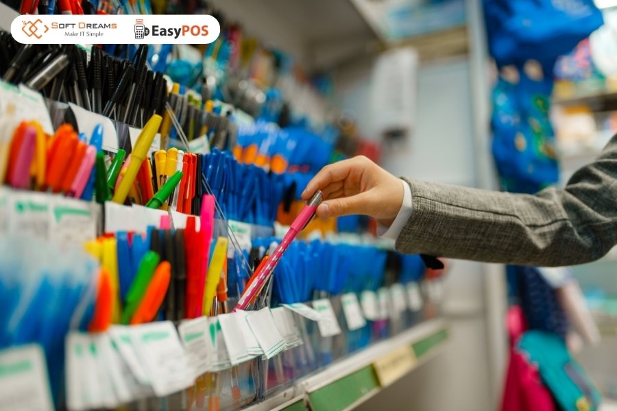 Văn phòng phẩm nên bán gần khu vực trường học