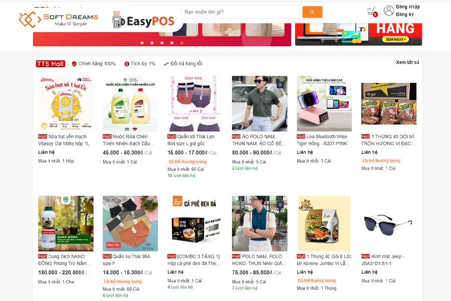 Website sỉ – giải pháp nhập hàng nhanh, tiện lợi