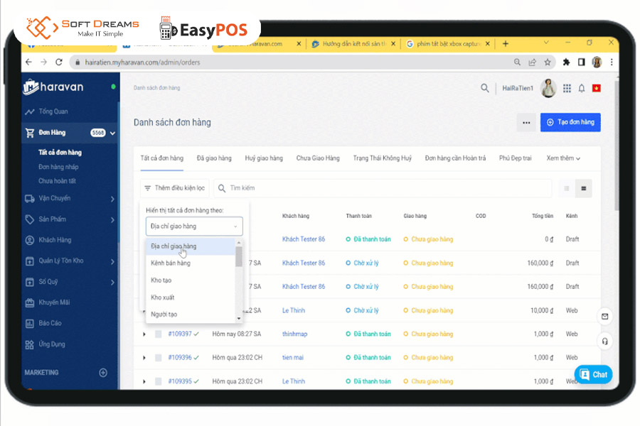 Phần mềm quản lý bán hàng Haravan