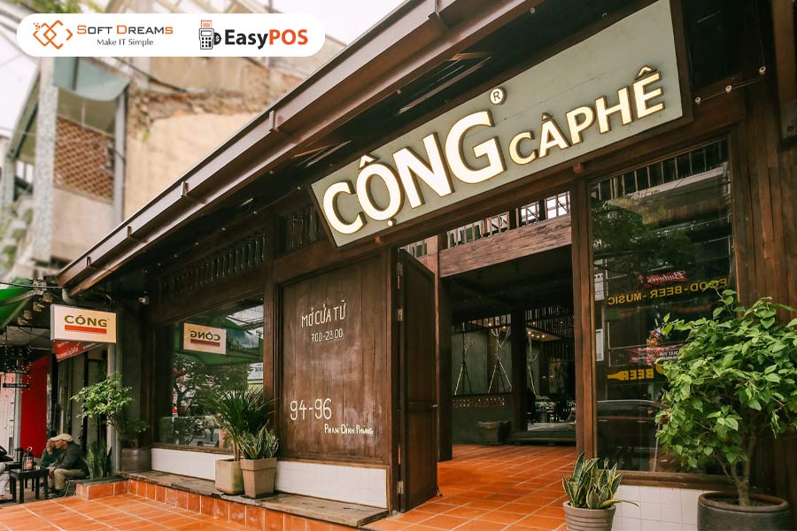 Mô hình quán cafe nhượng quyền với thiết kế đặc trưng, dễ nhận diện trên thị trường