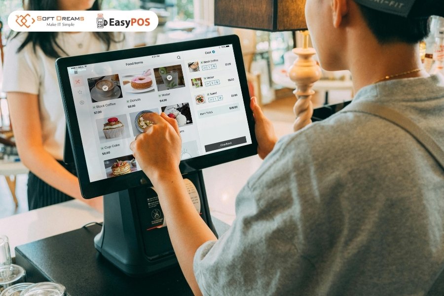 Phần mềm quản lý quán cafe EasyPOS có giao diện thân thiện, dễ sử dụng 