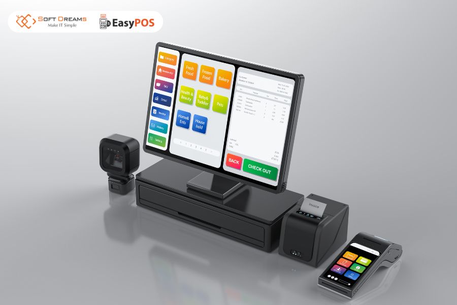 Có nhiều loại máy POS khác nhau