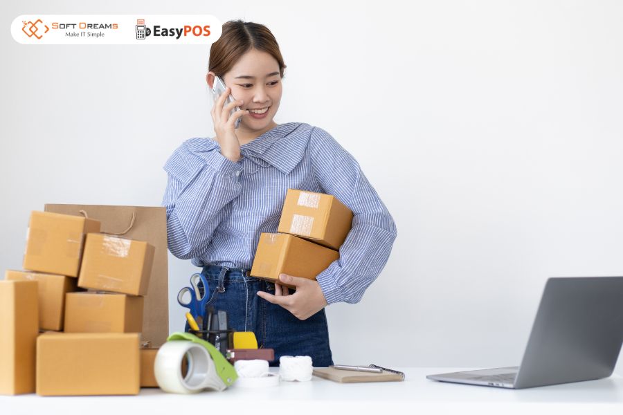 Dùng Phần mềm bán hàng EasyPOS rất tiện lợi cho chủ cửa hàng