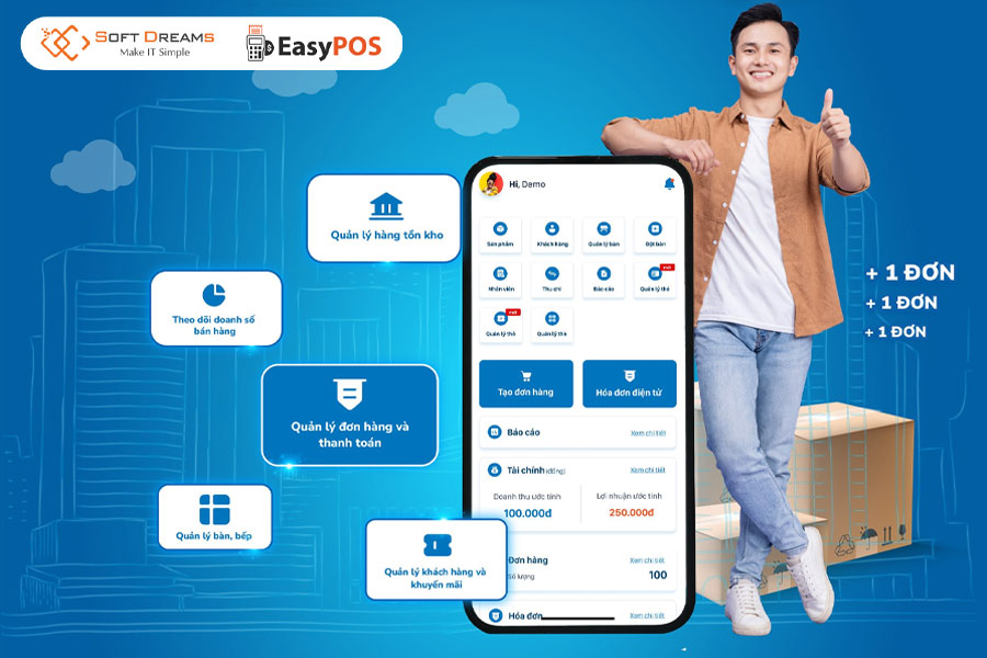 EasyPOS - Phần mềm quản lý bán hàng miễn phí dùng thử