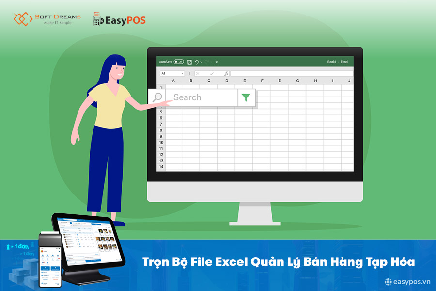Trọn Bộ File Excel Quản Lý Bán Hàng Tạp Hóa Dễ Dùng, Tải Miễn Phí