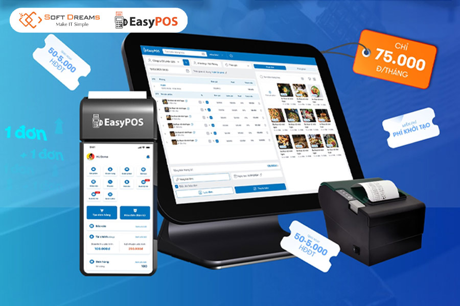 Trải nghiệm miễn phí EasyPOS chỉ với 4 bước đơn giản!