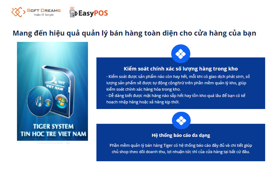 Tiger POS (Tiger Pro) - App bán hàng offline mạnh mẽ cho chuỗi cửa hàng, siêu thị
