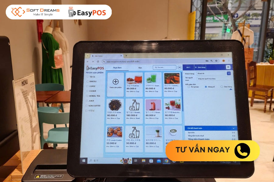 EasyPOS - Trợ thủ đắc lực cho quán cafe!