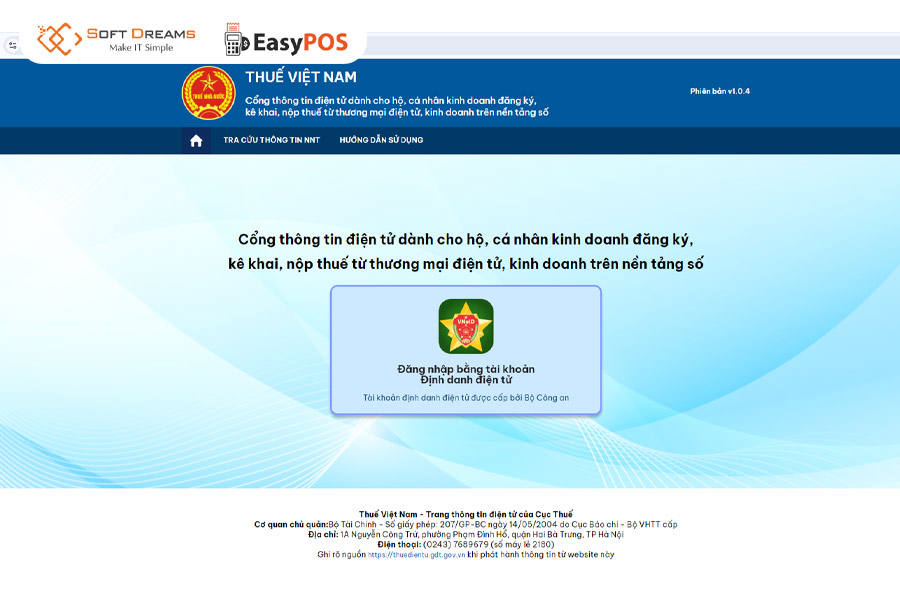 Hướng dẫn đăng ký mã số thuế đuôi 888 bán hàng online qua cổng TCT