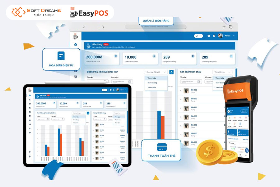 Sử dụng phần mềm EasyPOS để quản lý quán cafe hiệu quả!