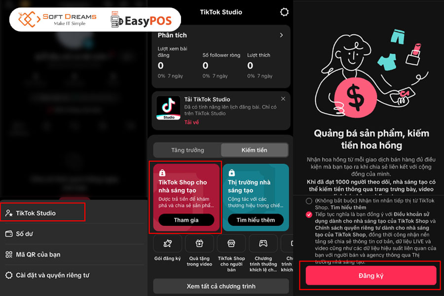 Bật tính năng TikTok Shop cho nhà sáng tạo để bắt đầu kiếm hoa hồng