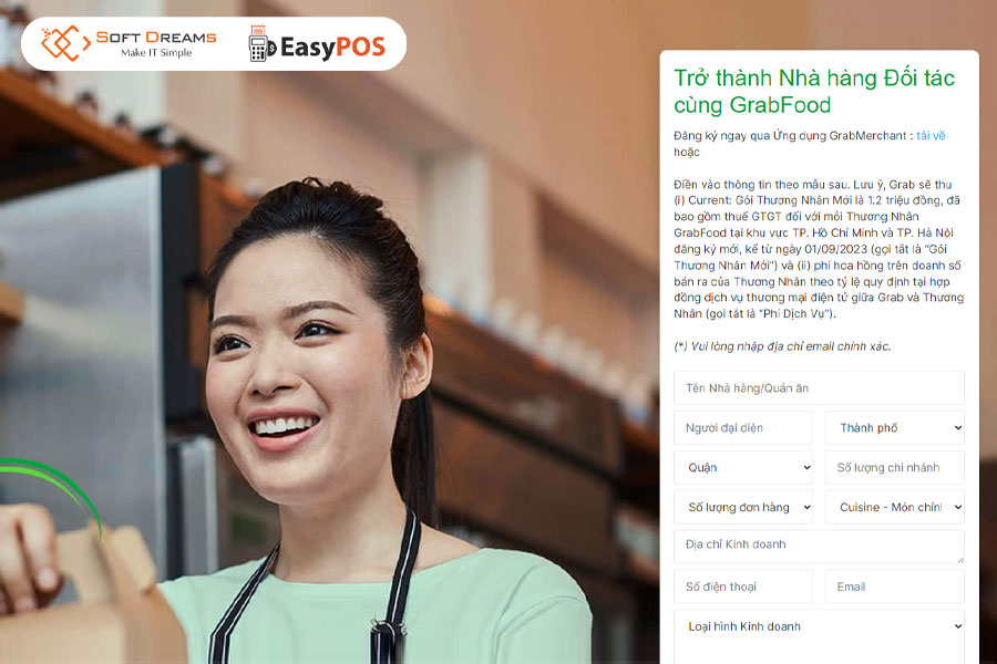 Các bước đăng ký bán hàng trên Grab đơn giản, nhanh chóng