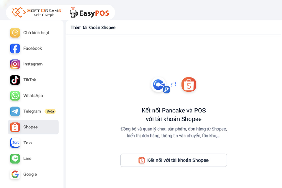 Pancake hỗ trợ bán hàng Shopee với tính năng quản lý khách hàng và tin nhắn nhanh