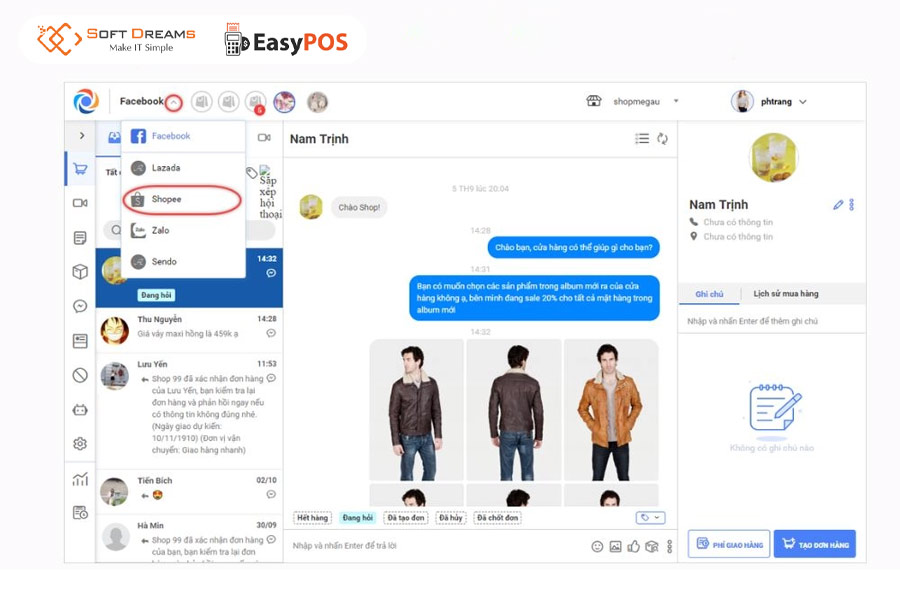 Phần mềm MISA eShop - phù hợp cho shop nhỏ và chuỗi cửa hàng trên Shopee