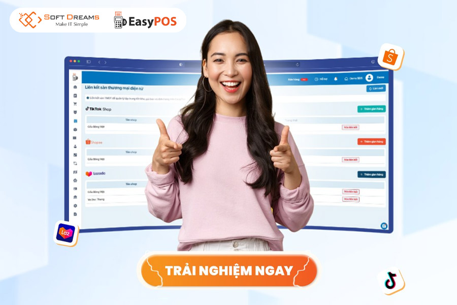 EasyPOS - App quản lý bán hàng Shopee dễ dùng, giá rẻ