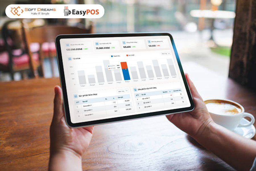 Quản lý bán hàng dễ dàng hơn với phần mềm EasyPOS - chi phí chỉ từ 2.500đ/ngày