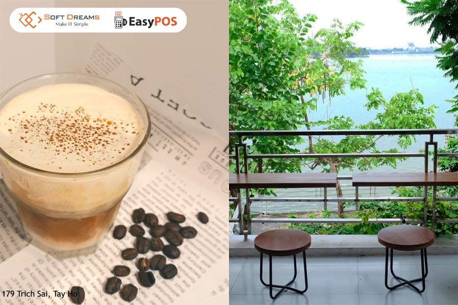 Vừa nhâm nhi cà phê, vừa ngắm hồ Tây lộng gió cực thư giãn