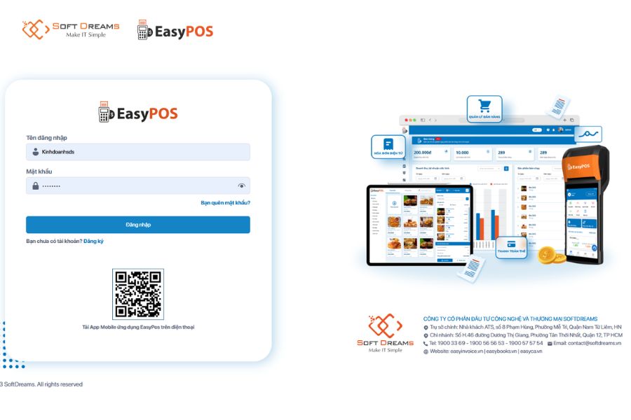 EasyPOS - phần mềm quản lý bán hàng nội thất dễ dùng