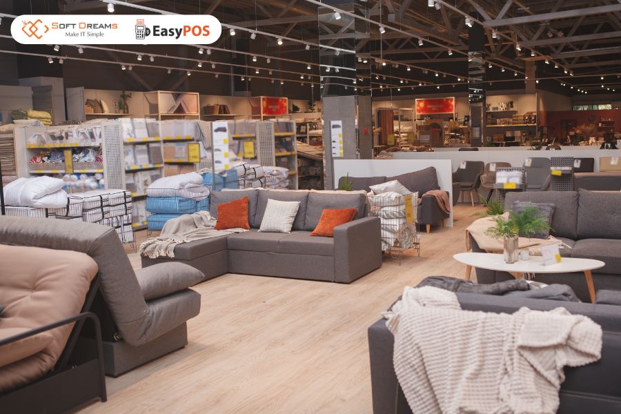 Quản lý kho cửa hàng nội thất