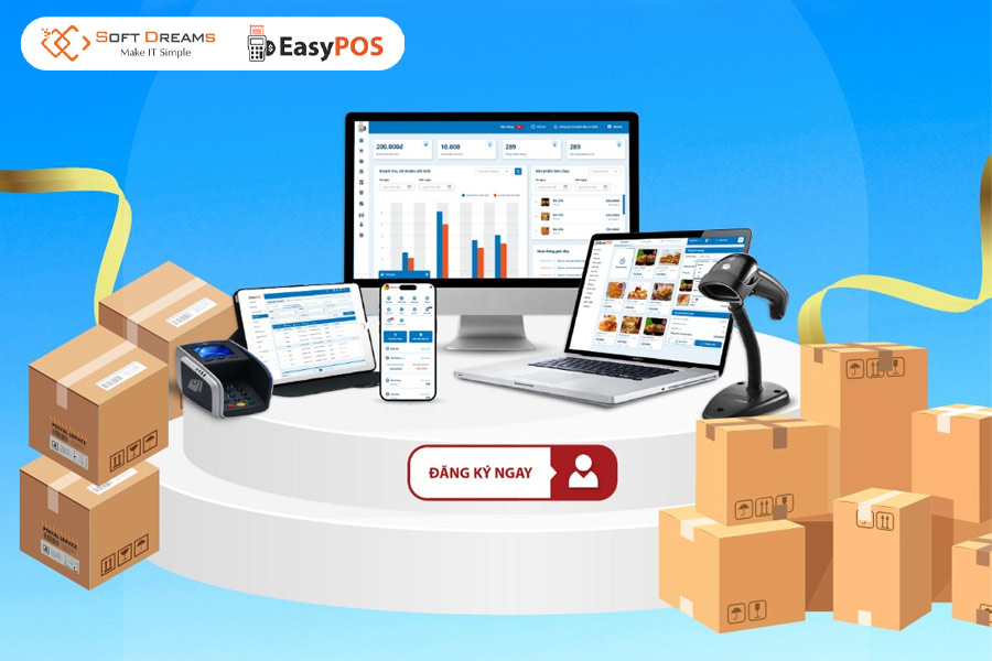 EasyPOS - Phần mềm quản lý đơn hàng Shopee toàn diện, giá rẻ