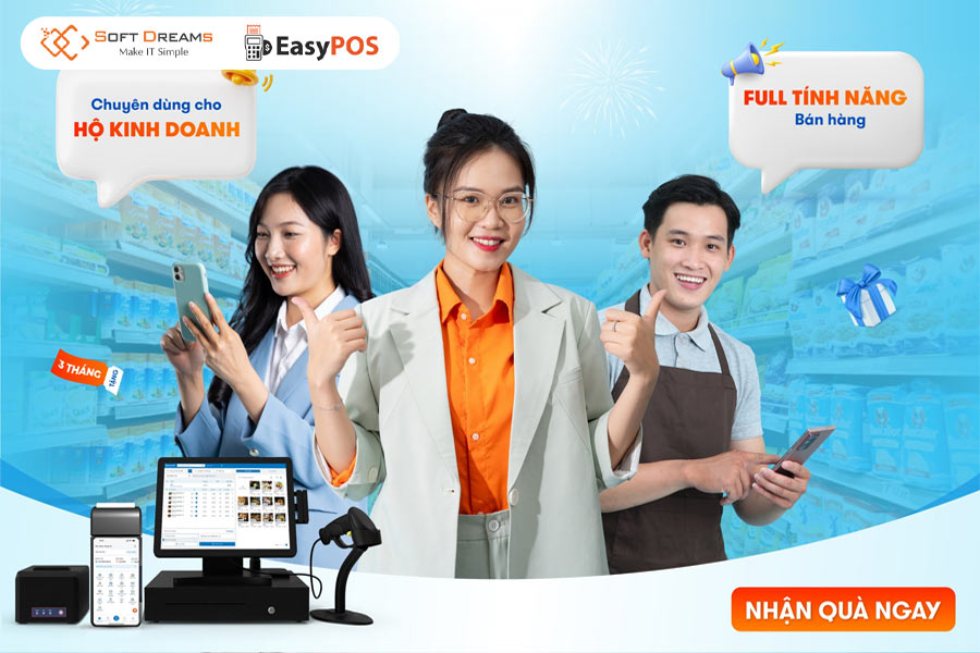 Phần mềm bán hàng xuất hóa đơn điện tử EasyPOS