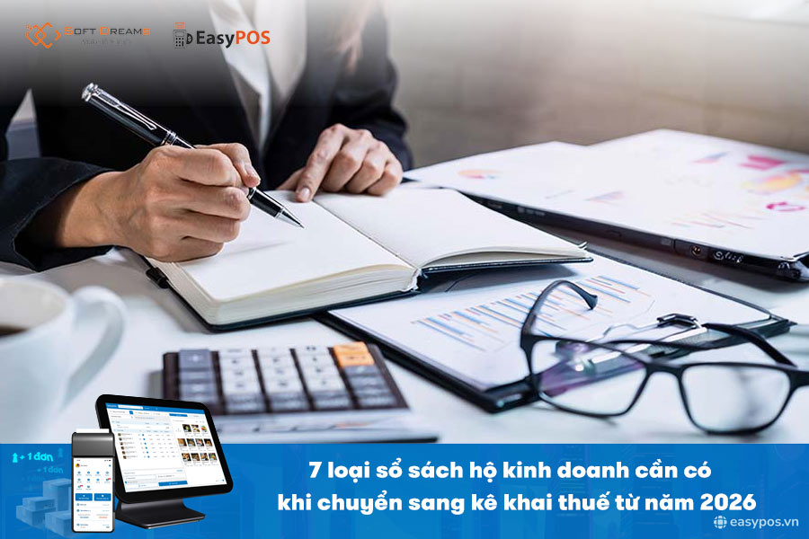 Từ 2026: 7 loại sổ sách hộ kinh doanh cần có [Cập nhật đầy đủ]