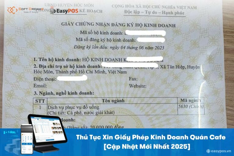 Điểm qua các lưu ý cần nhớ để tránh sai sót khi xin giấy phép kinh doanh quán cafe
