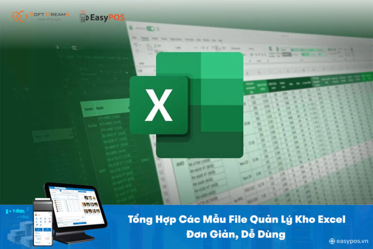 Mẫu File quản lý kho Excel đơn giản, dễ dùng