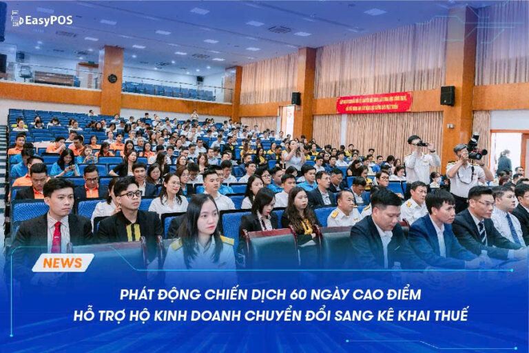 Phát động chiến dịch 60 ngày cao điểm hỗ trợ hộ kinh doanh chuyển đổi sang kê khai thuế